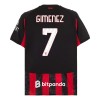 Virallinen Fanipaita AC Milan Gimenez 7 Kotipelipaita 2025-26 - Miesten